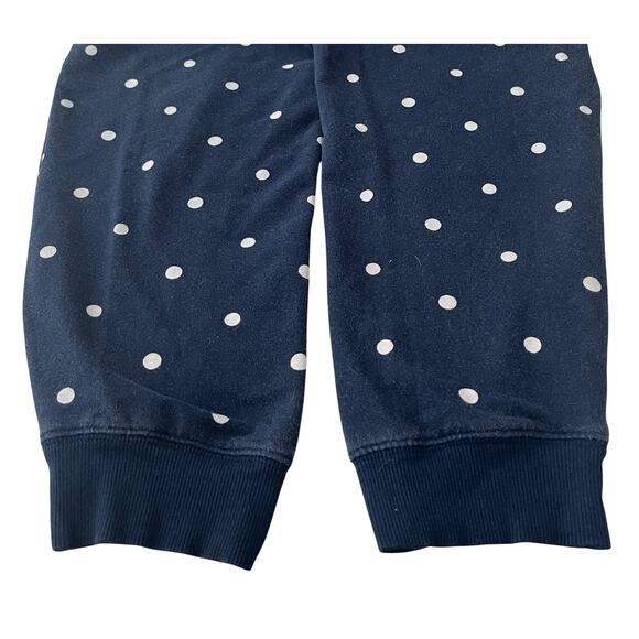 ST.JOHN’S BAY LONG SLV CREW FLEECE SWEATSHIRT, WOMENS, 2X, NAVY-WHITE POLKA DOT - Picture 8 of 10